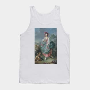 Mademoiselle Guimard as Terpsichore - Jacques-Louis David Tank Top